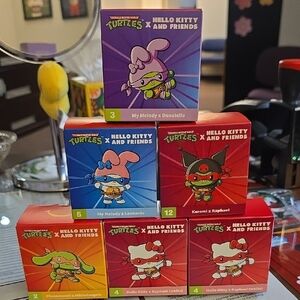 Hello Kitty and Friends x Teenage Mutant Ninja Turtles Collectible Figures